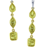 1.82ct.tw. Diamond Earrings. Six Fancy Intense Yellow Dia 1.70ct. 14KWY Gold DKE001272